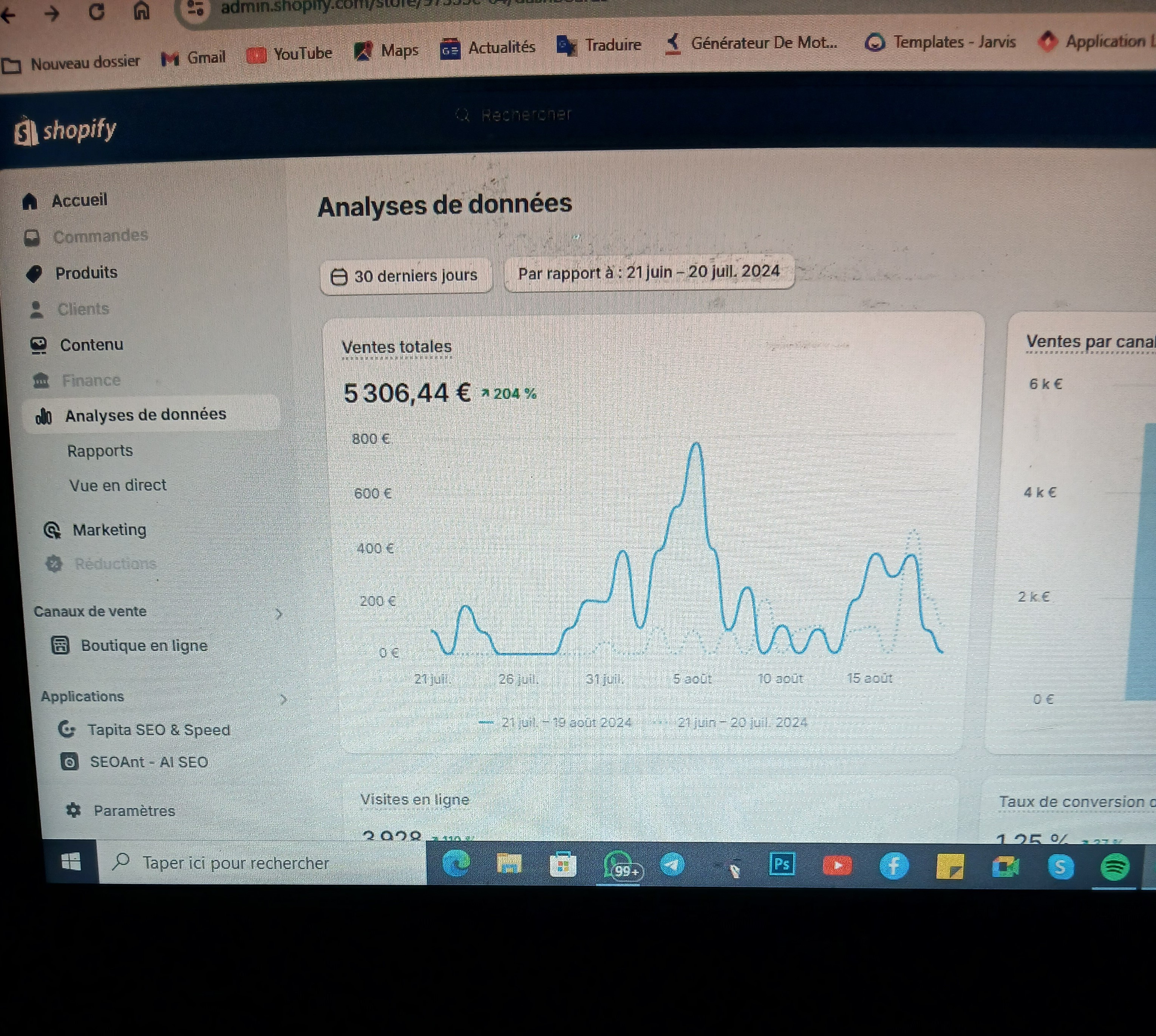 Résultats SEO E-commerce