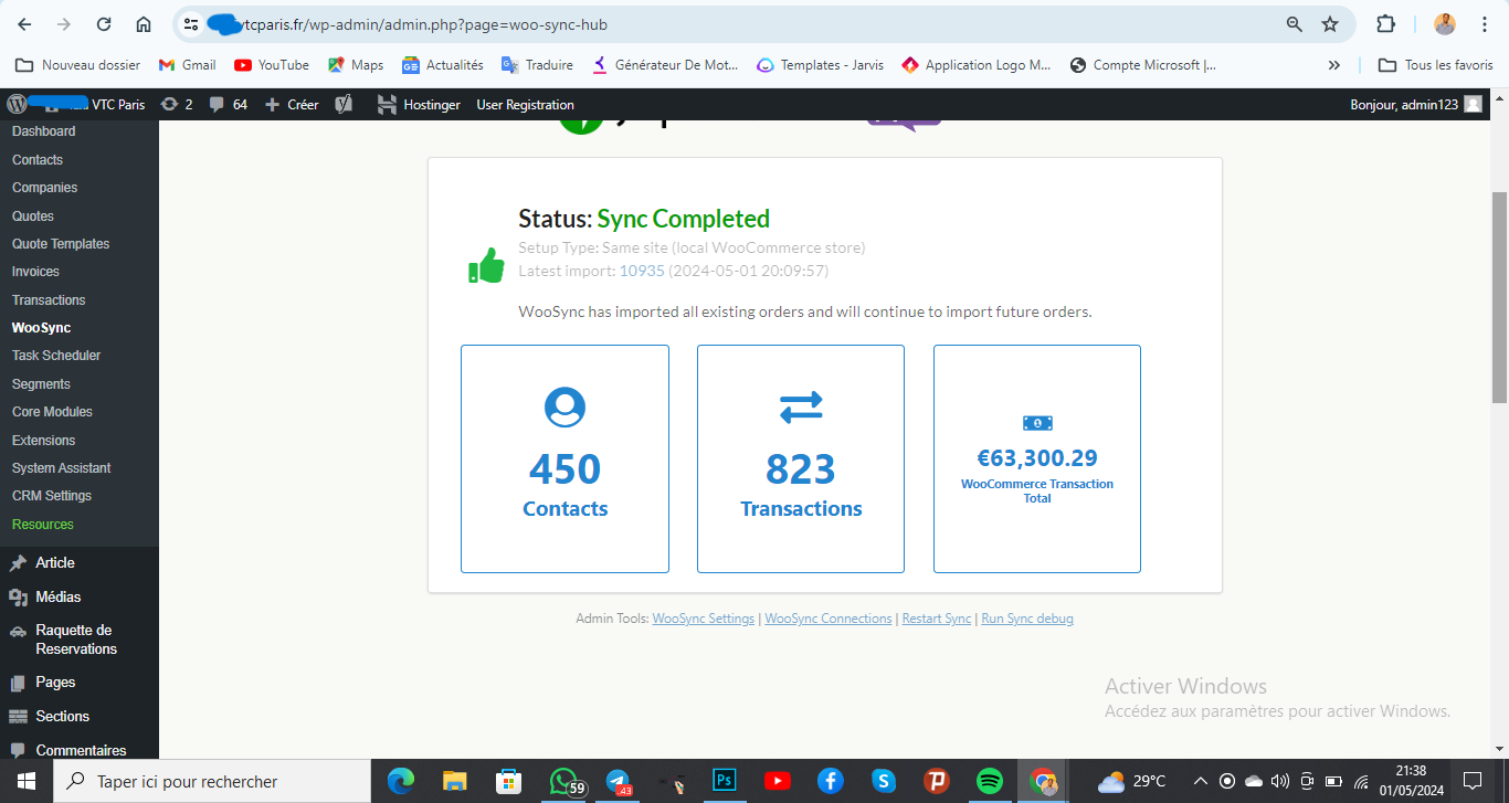 Résultats magnetiq système pour agence privé